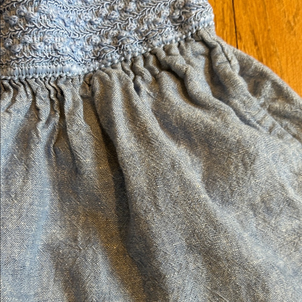 J. Crew Chambray mini skirt with elastic waist - Picture 6 of 6